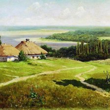 Схема вышивки «Українське село»