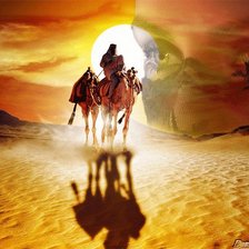 Схема вышивки «пустиня»