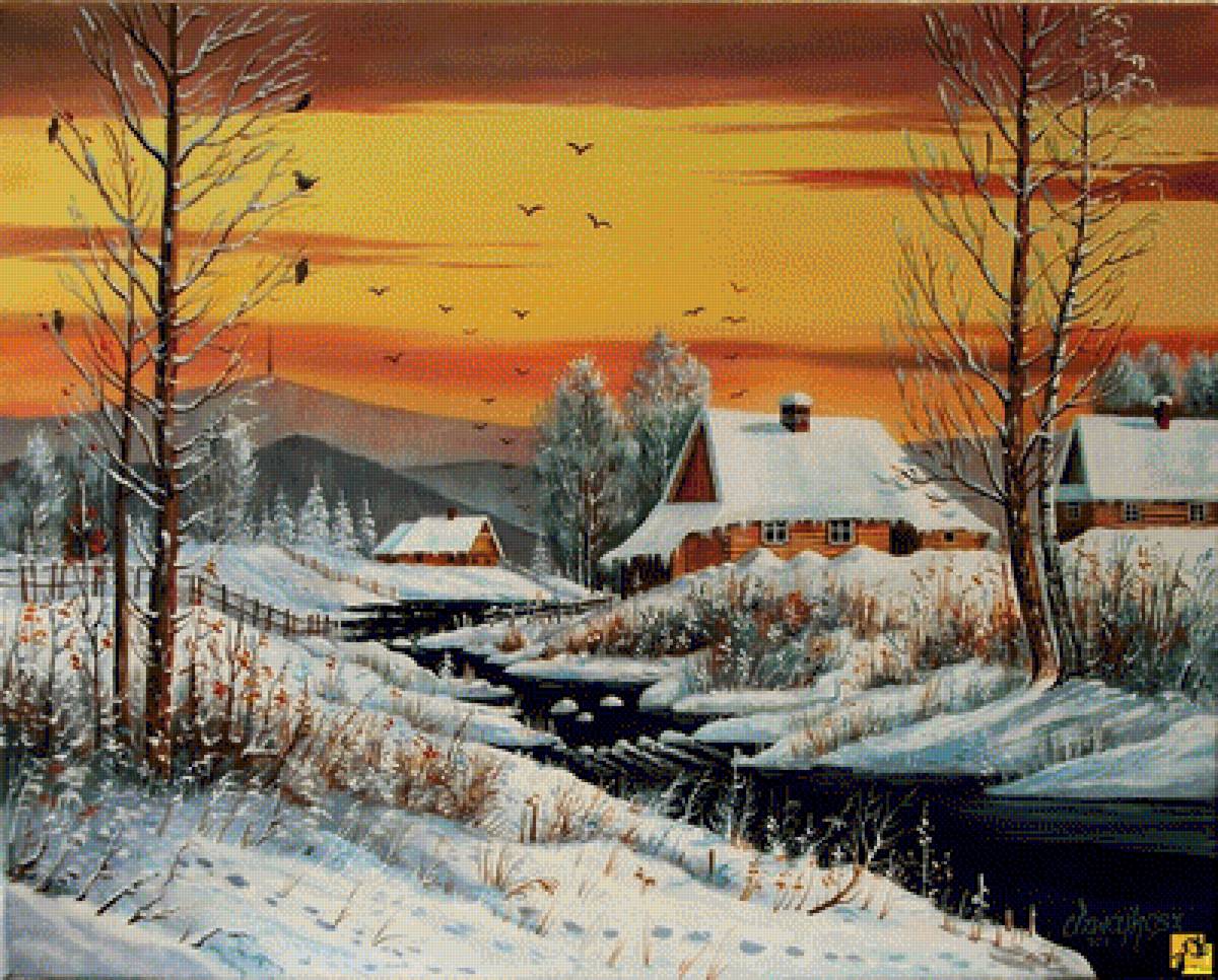 zima w Beskidach - предпросмотр