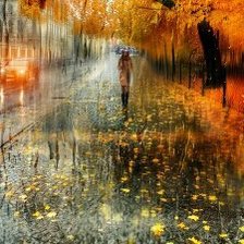 Схема вышивки «дождь»