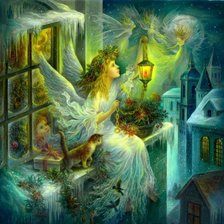 Схема вышивки «Танец ангелов»