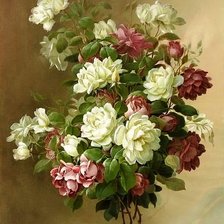 Схема вышивки «Розы»