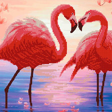 Схема вышивки «фломінго»