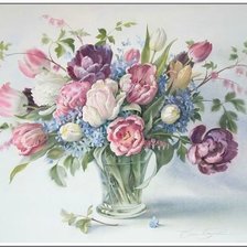 Схема вышивки «букет»