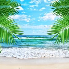 Схема вышивки «пляж 2»