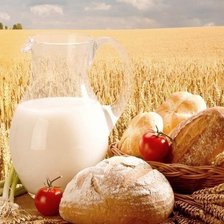 Схема вышивки «Хлеб - всему голова.»