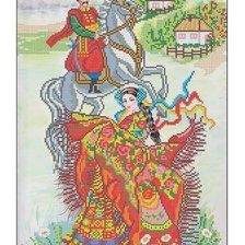 Схема вышивки «україночка»