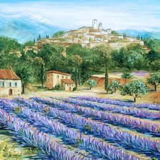 Схема вышивки «Прованс»