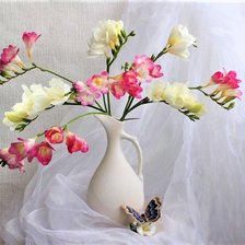 Схема вышивки «ФРЕЗИЯ»