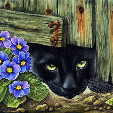 Схема вышивки «Наблюдатель»