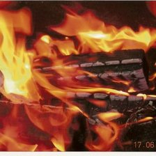 Схема вышивки «огонь»