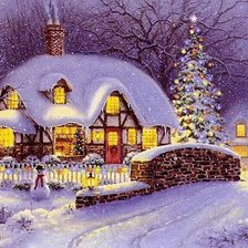 Схема вышивки «Рождество»