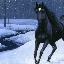 Схема вышивки «Лошадь4»