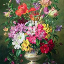 Схема вышивки «kvetiny»