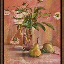 Схема вышивки «натюрморт пастелью»