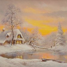 Схема вышивки «moja zima»