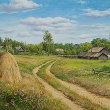 летом в деревне