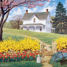 Схема вышивки «Весна»