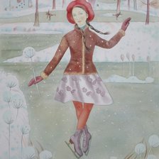 Схема вышивки «на катке»