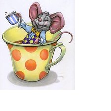 Схема вышивки «Мыш»