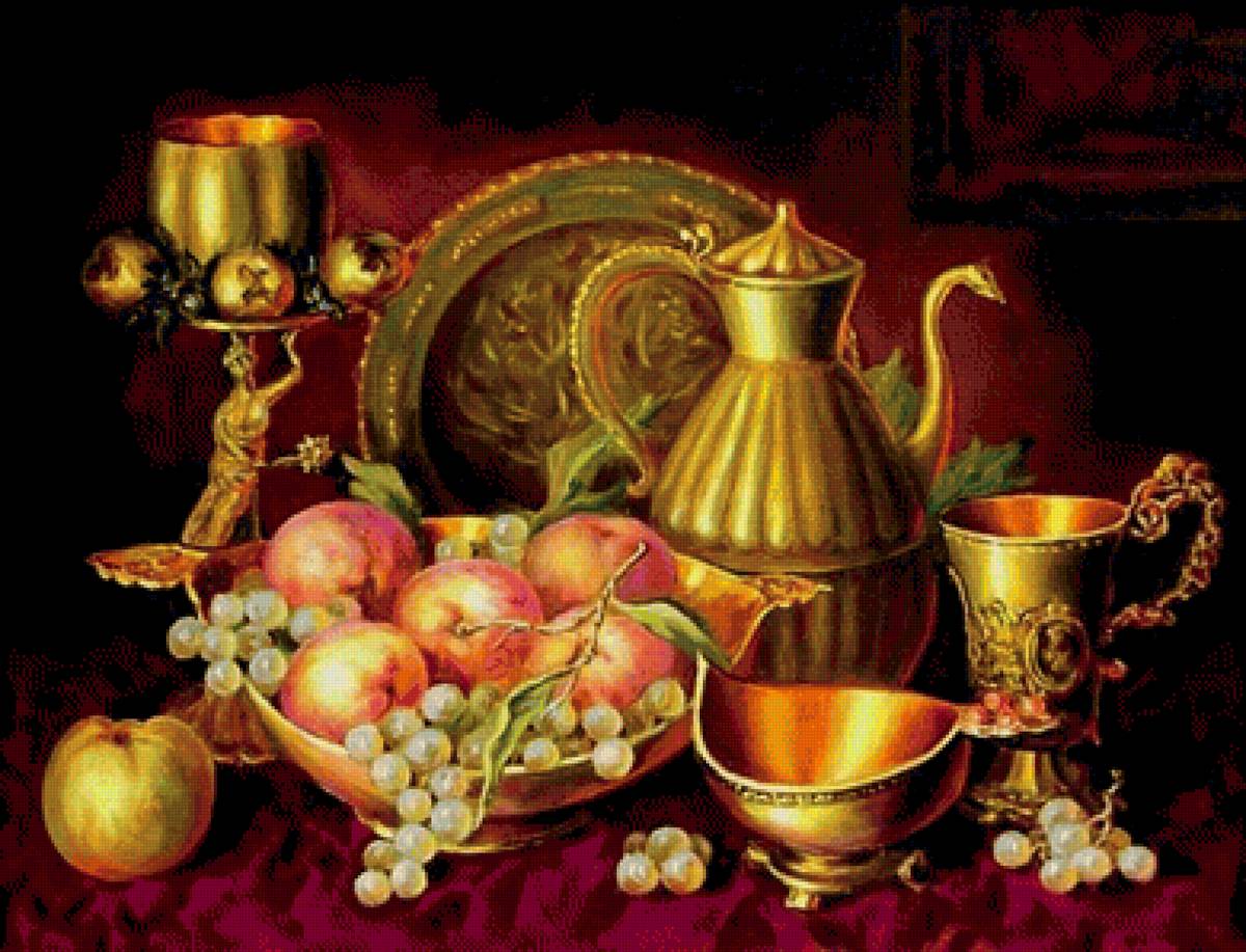 Натюрморт - ягоды, фрукты, натюрморт - предпросмотр