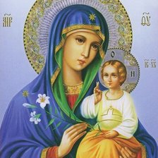 Икона Божией Матери Неувядаемый Цвет