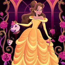 Схема вышивки «Beauty and the beast disney 4»
