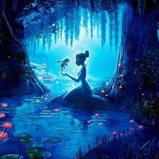 Схема вышивки «Princess and the Frog disney»