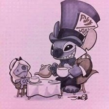 Схема вышивки «Lilo & Stich disney»