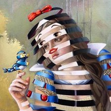 Схема вышивки «Snow White and seven dwarfs disney»