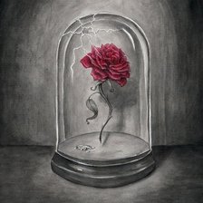 Схема вышивки «Beauty and the beast disney»