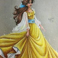 Схема вышивки «Beauty and the beast disney»