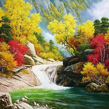 Схема вышивки «Природа»