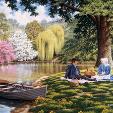 Схема вышивки «Пикник»