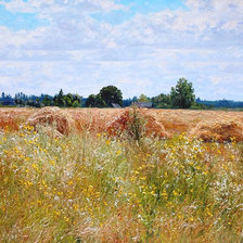 Схема вышивки «Август»