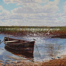 Схема вышивки «У воды.»