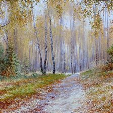 Схема вышивки «Бабье лето»