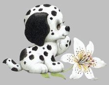 Схема вышивки «щенок»