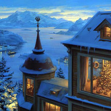 Схема вышивки «Праздник»