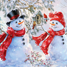 Схема вышивки «Новый год»