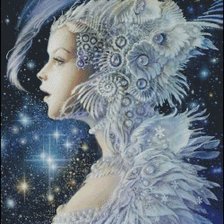 Схема вышивки «снежная королева 3»