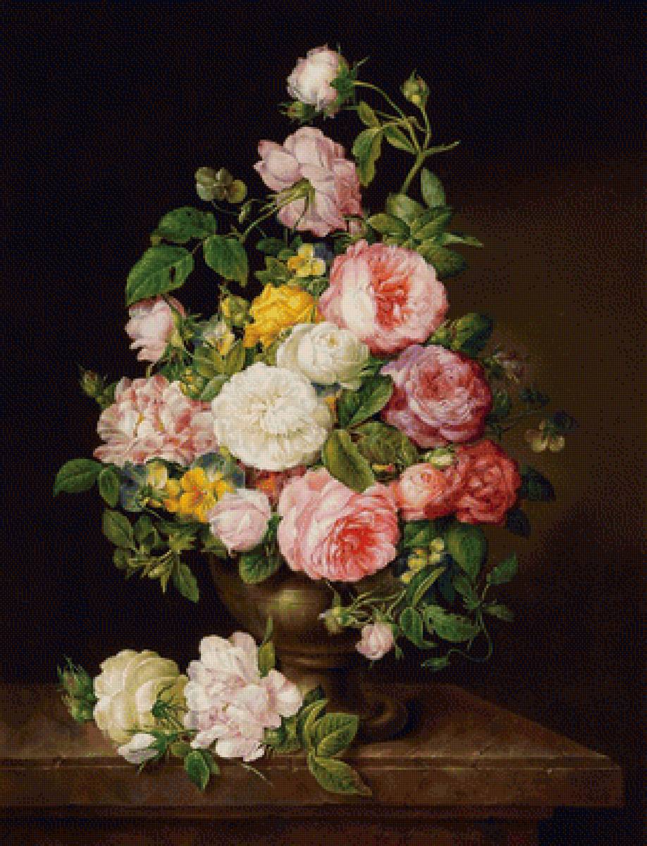 ruže,váza - предпросмотр