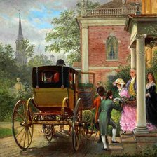 Схема вышивки «экипаж»