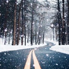 Схема вышивки «снегопад»