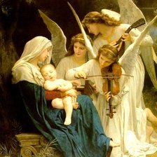 Схема вышивки «Песня ангела»