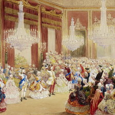 Схема вышивки «Salão Baile»