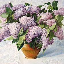 Схема вышивки «Сирень2»