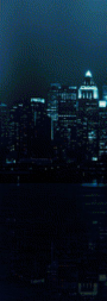 Ночной город 1 - ночь, город - предпросмотр