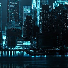 Схема вышивки «Ночной город 3»