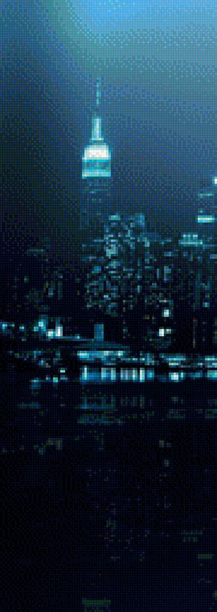 Ночной город 5 - город, ночь - предпросмотр